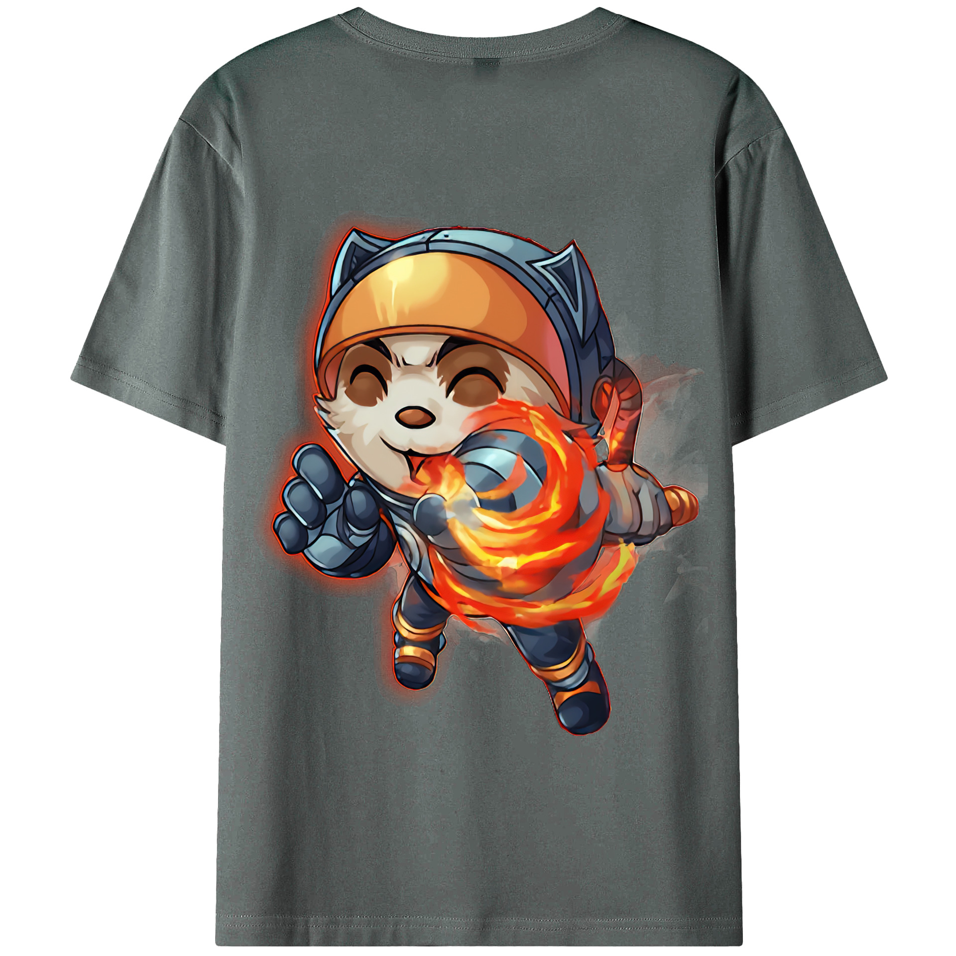 リーグ・オブ・レジェンド League of Legends LOL 綿100％半袖Tシャツ（背面プリント）